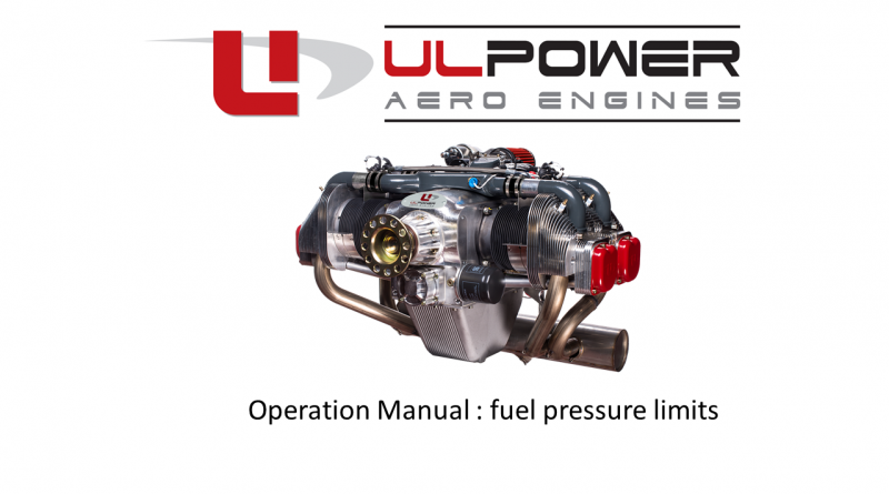 Fuel pressure limits on your ULPower engine